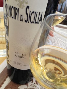 White wine of Sicily